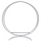 Round Cake Stand Flower Stand Floral Holder Wedding Decor Arch Decor Silver 77cm